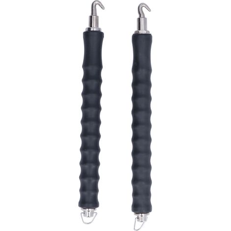Lot de 2 outils à fil pour armature acier C45 + PVC 30 cm auto rebondissant poignée ergonomique twisted rebar site construction (1/5)