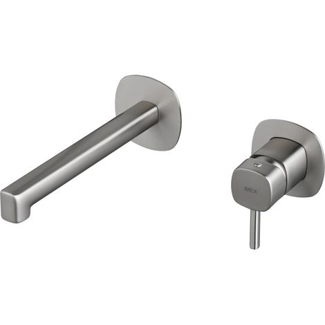 Monomando empotrado lavabo Toscana níquel cepillado [ IMEX® ]