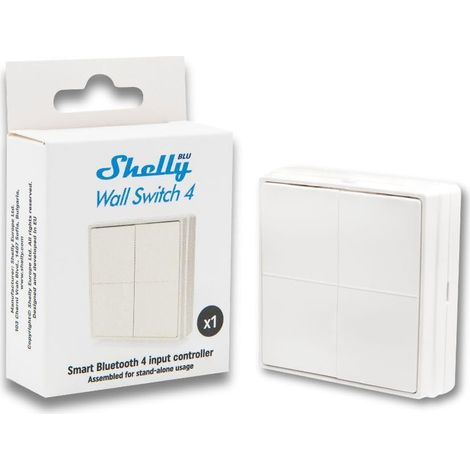 Interrupteur Bluetooth Shelly BLU RC Button 4 à 4 touches (1/4)