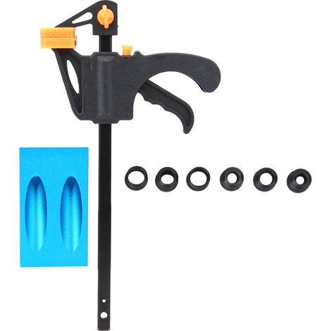 Kit de guidage de perçage oblique pour bois, ensemble de localisateur de trous inclinés avec guide de positionnement (1/5)