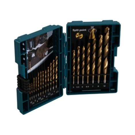 Jeu de forets en métal Makita D-67527 1 5-10 mm 19 unités