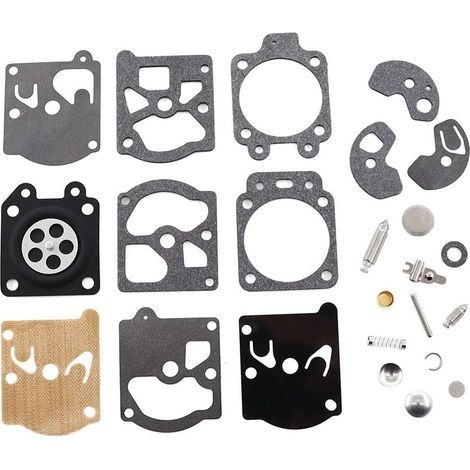 MCHNIC Kit de réparation de carburateur pour carburateur Walbro WA & WT 24 pièces membranes, ressorts, joints, filtres, valves, etc (1/2)