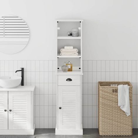 Badezimmermöbel-Set mit Regal VIGO 2 pcs Weiß und Antikweiß