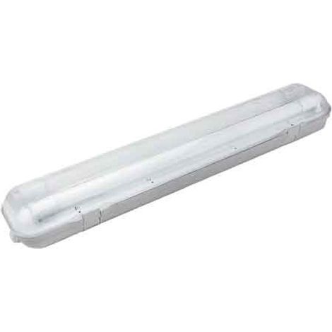 PLAFONIERA PER TUBI LED 'T8' 60 cm - 1 posto