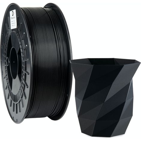 Filamento PLA opaco 3DPower da 1,75 mm, nero, 1 kg (1/4)