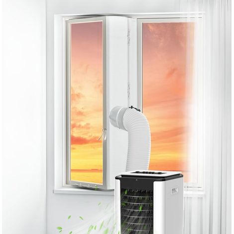royaluxe -Fenêtre Climatis Mobile Joint de Fenêtre 400cm pour Double Fermeture à Glissière Isolant Thermique pour le Fenêtres de Toit, Fenêtres à Battants (1/5)