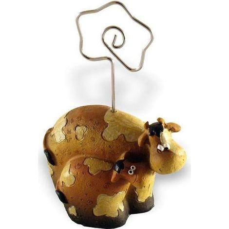 Porte Photo Figurine Vache ET Son Veau