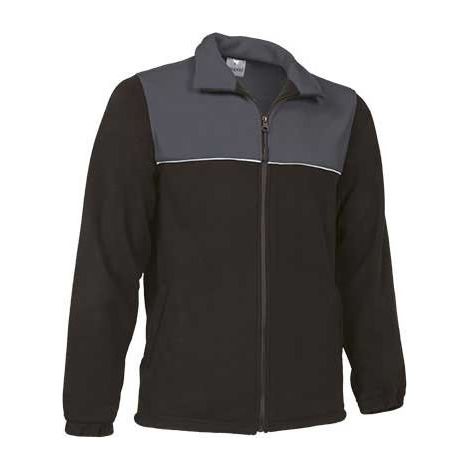 Chaqueta polar en colores combinados antipeeling Pacific VALENTO S Negro / Gris carbon / Blanco