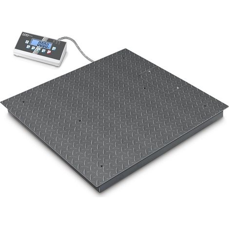 PROVOST - Balance industrielle au sol Provost - Plateforme de pesage acier 100x100 cm, capacité 3000 kg