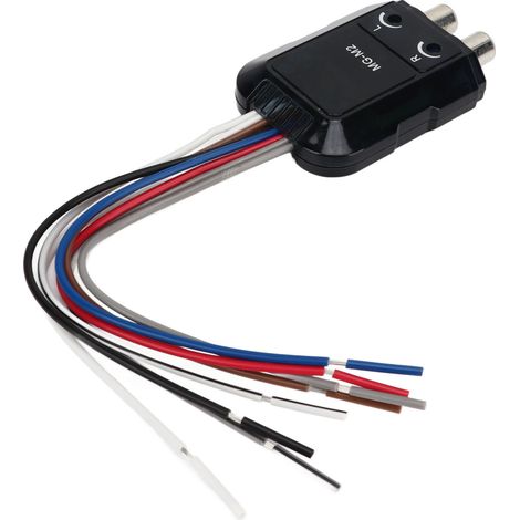 Convertisseur audio pour voiture, convertisseur stéréo 2 canaux de sortie ligne haut/bas pour tous les amplificateurs audio Massive (1/5)