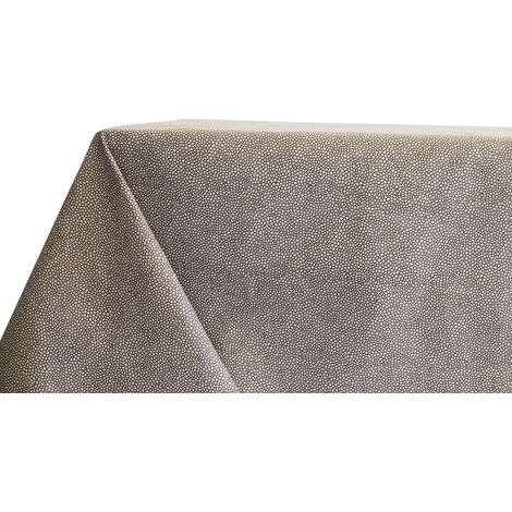 Nappe Cuisine et Salon 140 x 240 cm Fantaisie Beneetta Tortora, Nappe de Table en 100% Coton (1/5)
