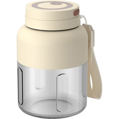 2025 Nouveau Blender nomade XXL rechargeable avec fonction broyeur à glace, gourde sport grande capacité pour jus frais et smoothies (1/4)