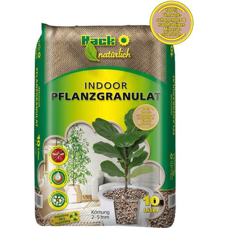 Granulés pour plantes d'intérieur HACK 10 l – Terreau pour plantes