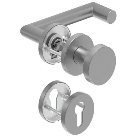 Poignée porte WE-Grt. ER 8 mm LS Forme L avec Re.. PZ forme L avec re. PZ (1/5)