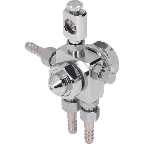 Pistolet en acier inoxydable ST-6 Mini-pistolet automatique Pistolet de peinture automatique Calibre 2 mm (1/5)