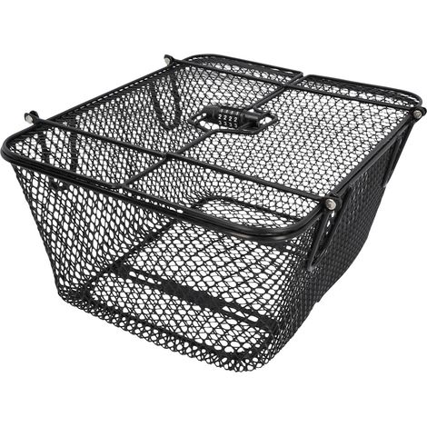 Gepäckträgerkorb PLUS Safe engmaschig sw
