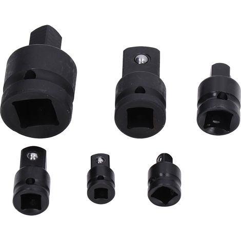 50BV30 Chrom-Vanadium-Stahl-Schlagschrauber-Steckschlüsselsatz, 1-3/4-1/2-3/8-1/4 Zoll Konvertierungsadapter für Druckluftwerkzeuge. (1/5)