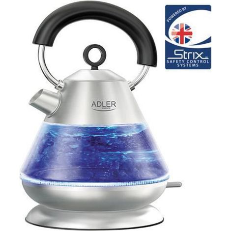 Bouilloire Électrique - Verre - 1 5 L - 2200 W - Arrêt Automatique - STRIX - Pour Maison - 1 Pièce (1/5)