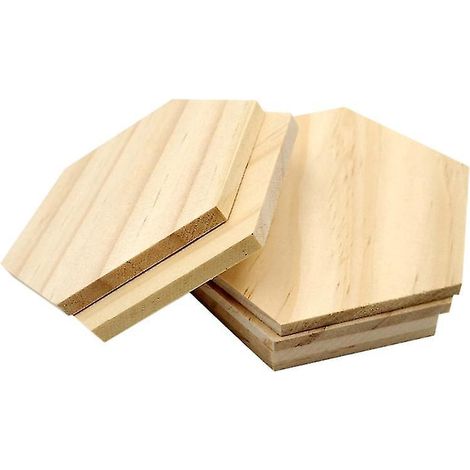 25 dekorative Holzscheiben