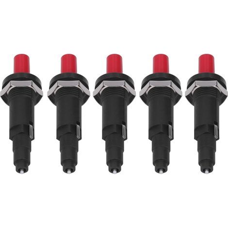 Allumeur piézo 5 pièces, allumage de gril à bouton poussoir à haute température, résistance aux hautes températures, accessoires pour briquet de cuisine pour la cuisson en extérie (1/5)