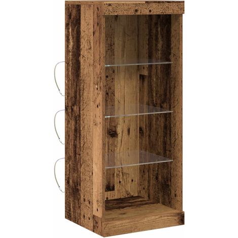 Maison Exclusive - Madia LED Legno vecchio 41 x 37 x 100 cm Legno multistrato
