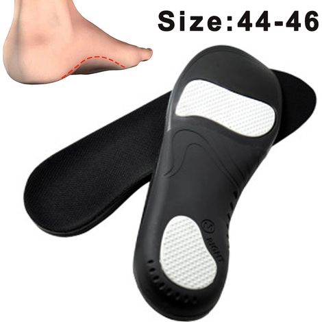 1 Paire Semelles orthopédiques, soutien voûte plantaire TPU, gel silicone talon, coupe ajustable, chaussures sport travail randonnée (1/5)
