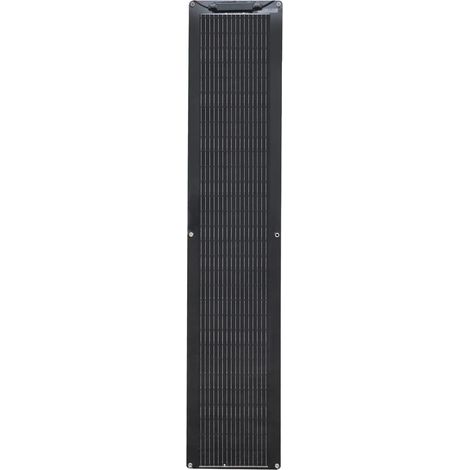 Kit di pannelli solari, design flessibile, alta efficienza, 50W, nero (1/2)