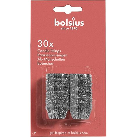 BOLSIUS Alu Manschetten 30er Pack - 24 Stück
