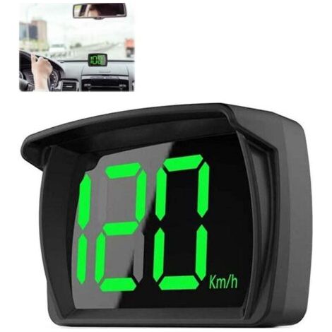 [GPS HUD] Compteur de Vitesse Intelligent, affichage tête haute KM/H LED grand police pour voiture, camion, SUV et moto (1/5)