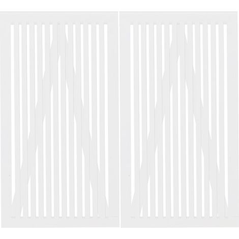 Plus Doppeltor Sendai 200 x 180 cm RAL 9010 Weiß