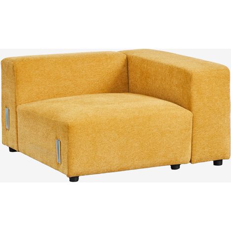 Module d'angle droit 115x113 cm avec accoudoir haut pour canapé modulaire Bruna SKLUM (1/5)