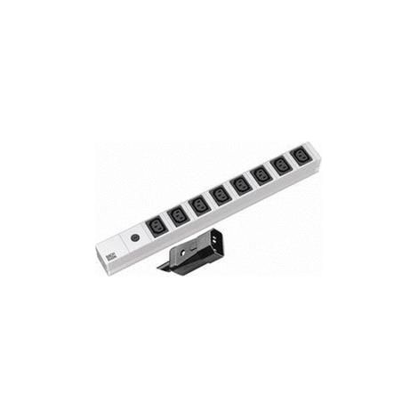 Bachmann 333.540 - Ciabatta elettrica a 8 prese 19Z 1HE