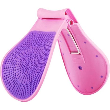Attrezzo per allenamento del pavimento pelvico - Yoga fitness, attrezzo per allenamento cosce, attrezzo per allenamento glutei, silicone viola (1/5)