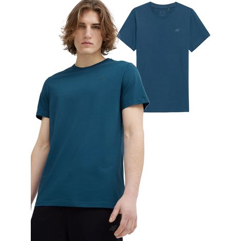 T-shirt sportiva in denim di cotone 4F, taglia S (1/5)