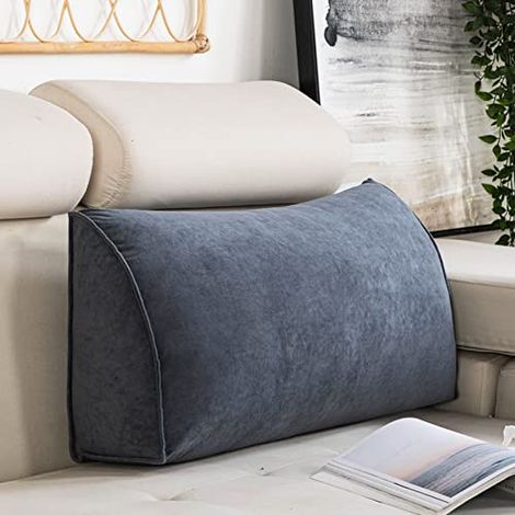 SIENTICE Cuscino per divano, 703517cm,cuscino decorativo in ciniglia, adatto per soggiorno e camera da letto, offre supporto lombare (grigio scuro)