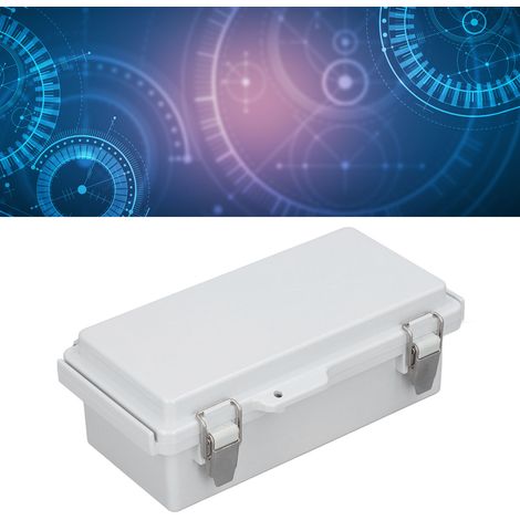 Boîtier d'instrumentation technique étanche IP67 en ABS, boîtier de jonction extérieur pour installations électriques, 100 x 200 x 70 mm. (1/5)