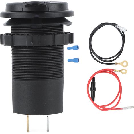Chargeur USB C Voiture 12V 24V PD60W QC4.0 IP65 Prise Adaptateur Universel pour Camping-car Bateau Camion Automobile (1/5)