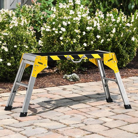 Plateforme de travail pliante en aluminium 150 kg 110 x 32 x 50 (1/5)
