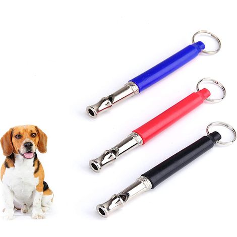 3Pcs Sifflet Ultrason Chien, Sifflet Chien Ultrasonique Réglable, Sifflet Chien Dressage, pour La Formation de Chien, Aboiement Aboyant, Assis et Rappelant