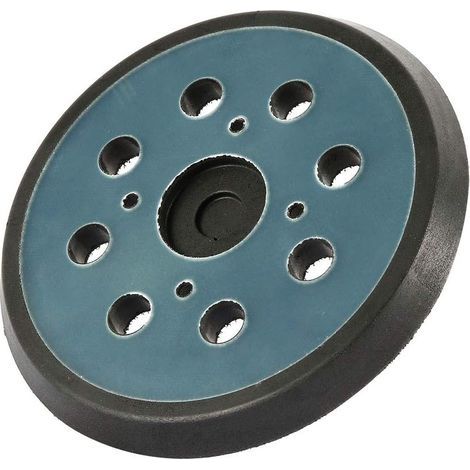 1 Plateau De Ponçage 125mm, Disque Métal 8 Trous, Pour Ponceuse Orbitale (1/5)