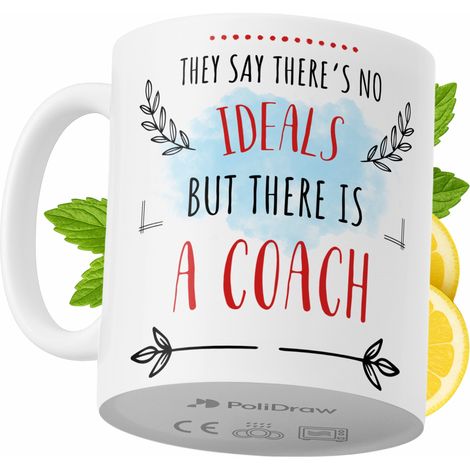 Mug humoristique pour coach, avec un texte amusant et un design graphique original. Idéal pour les anniversaires, les fêtes et les occasions spéciales. Mug premium pour la maison, le bureau et le trav