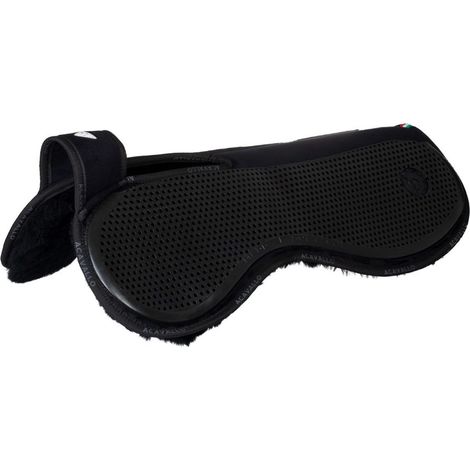 taglia unica, Nero: Compensatore Western flat in memory foam con montone withers Free shape in camoscio e montone full con gel classic (1/5)