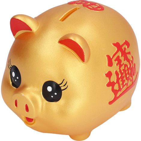 Tirelire Cochon Mignon Anti-Chute pour Enfants, Décoration Maison et Cadeau - Capacité 700 Pièces (1/5)