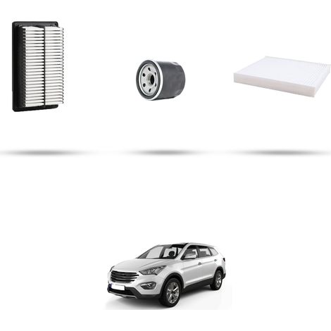 Kit tagliando 3 filtri compatibile con Hyundai Santa Fe III 2.4 GDI 138kw dal 2015 (1/4)