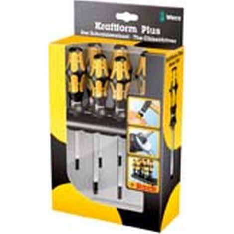 Wera, 977/6 TORX Assortimento di giraviti Kraftform il giravite-scalpello della Wera + rack, 6 pezzi (1/5)