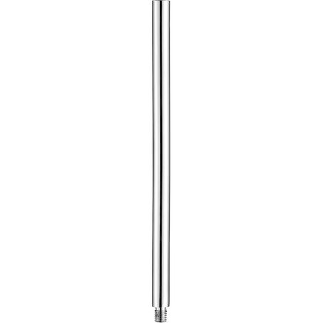 Manche de rechange pour brosse WC en acier inoxydable poli, filetage extérieur M12, longueur 280 mm, compatible avec la majorité des modèles de WC, design élégant (1/5)