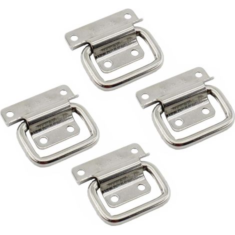 4 poignées pliantes en acier inoxydable 304, ferme-porte pour (1/5)