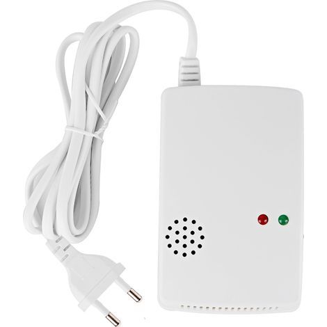 Capteur d'alarme de gaz naturel, détecteur de fuite de GPL de sécurité domestique pratique 110-240V(EU) (1/5)