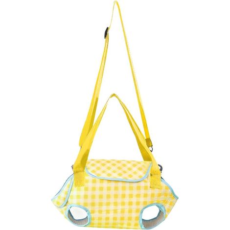 Harnais de Levage pour Chat à 6 Ouvertures, Sac de Transport Portable Respirant avec Sangle Réglable, Accessoire de Excursion pour Chien et Chat, Utilisation Quotidienne (1/5)