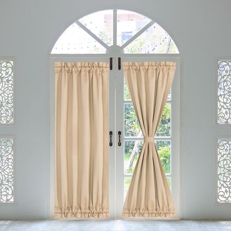 Rideau Thermique Occultant 1 Panneau Khaki 25x72 Pouces, Store Fenêtre Anti-Lumière pour Maison, Tissu Épaissi Isolation (1/5)